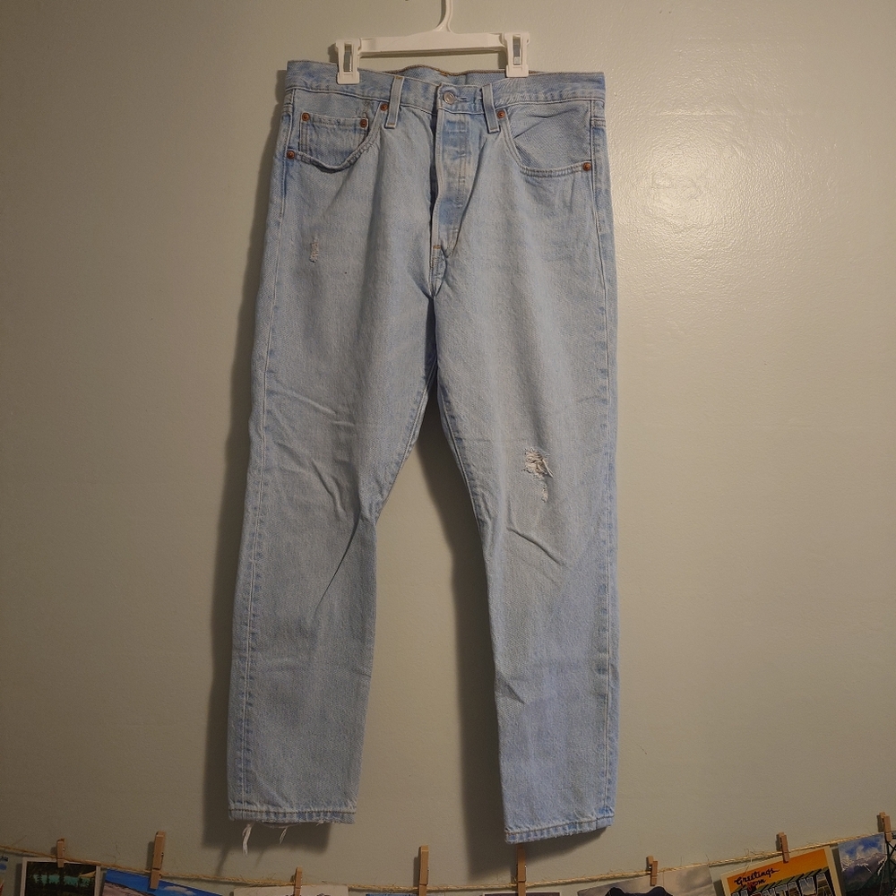 Levi's Classic 501 Light Blue Jeans